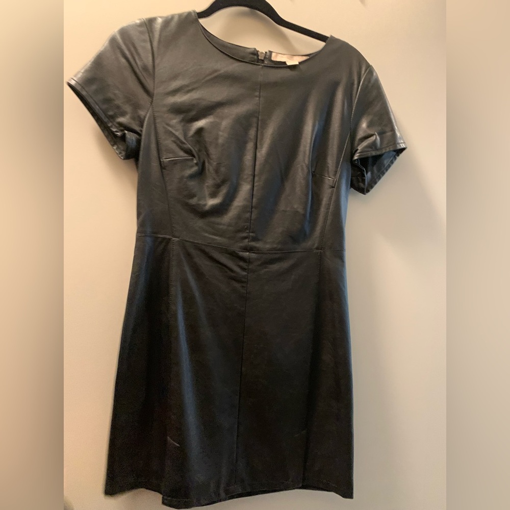 Black Leather Dress size medium